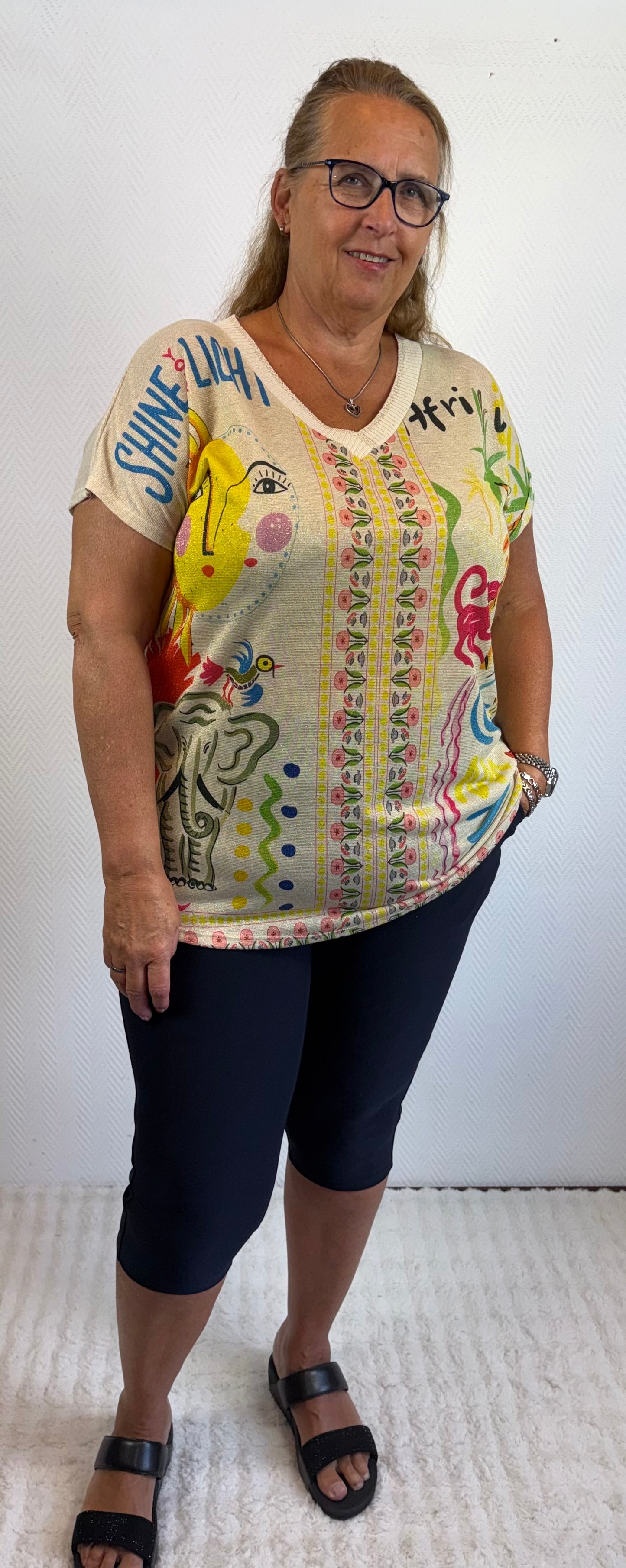 Lurex shirt Zon 44/46/48
