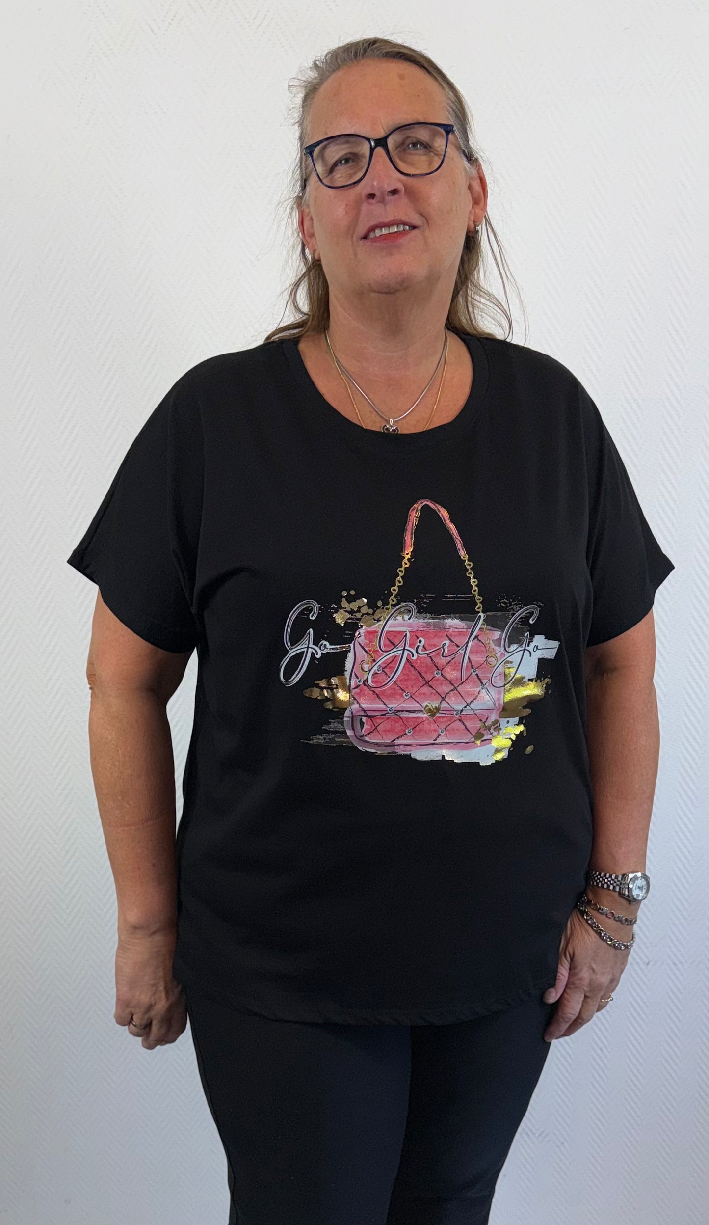 Katoenen shirt Girls 44/46/48/50