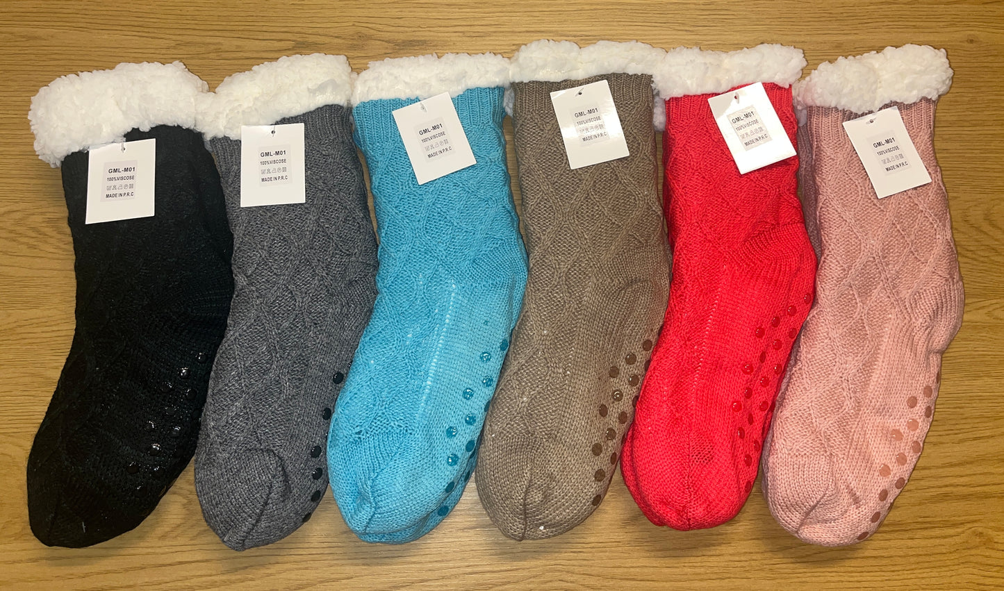 Viscose anti slip huissokken 38/39/40/41/42