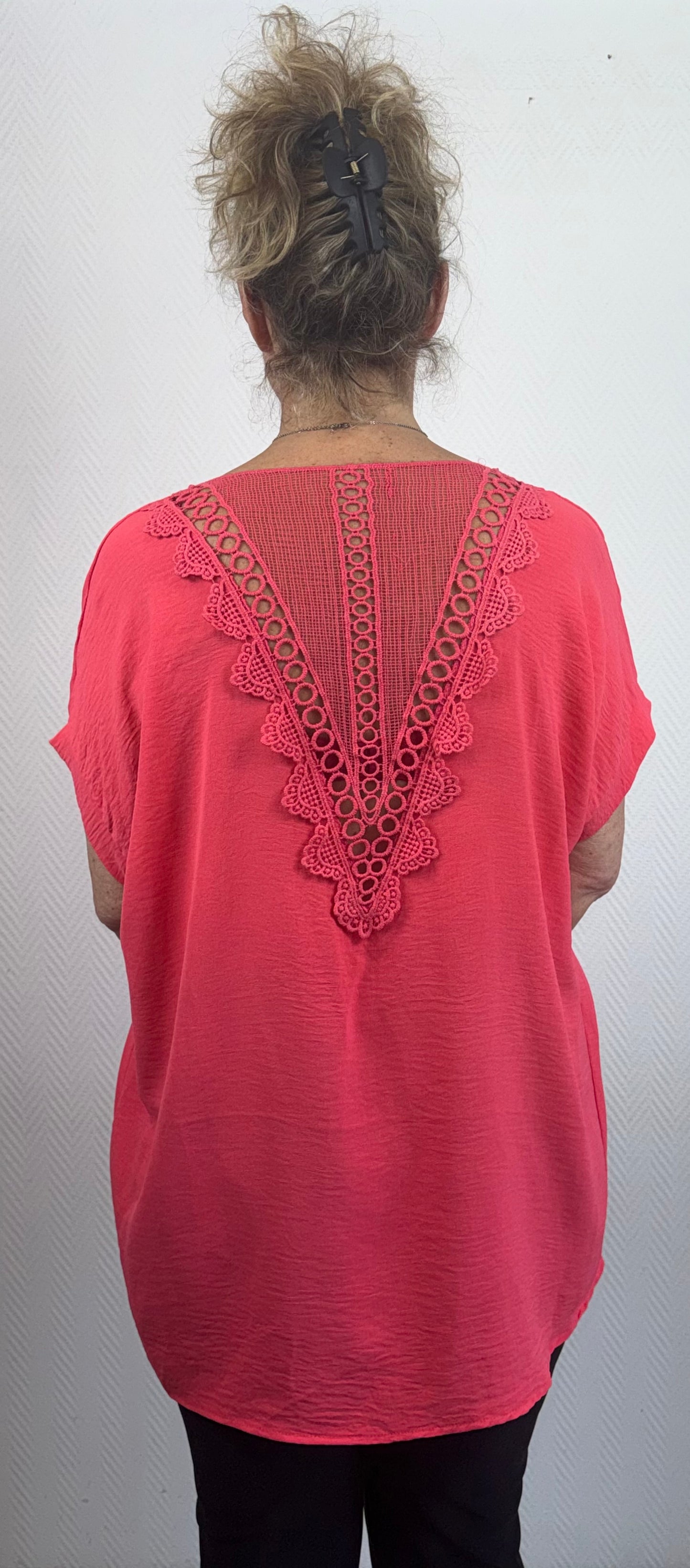 Shirt met opengewerkte rug 42/44/46