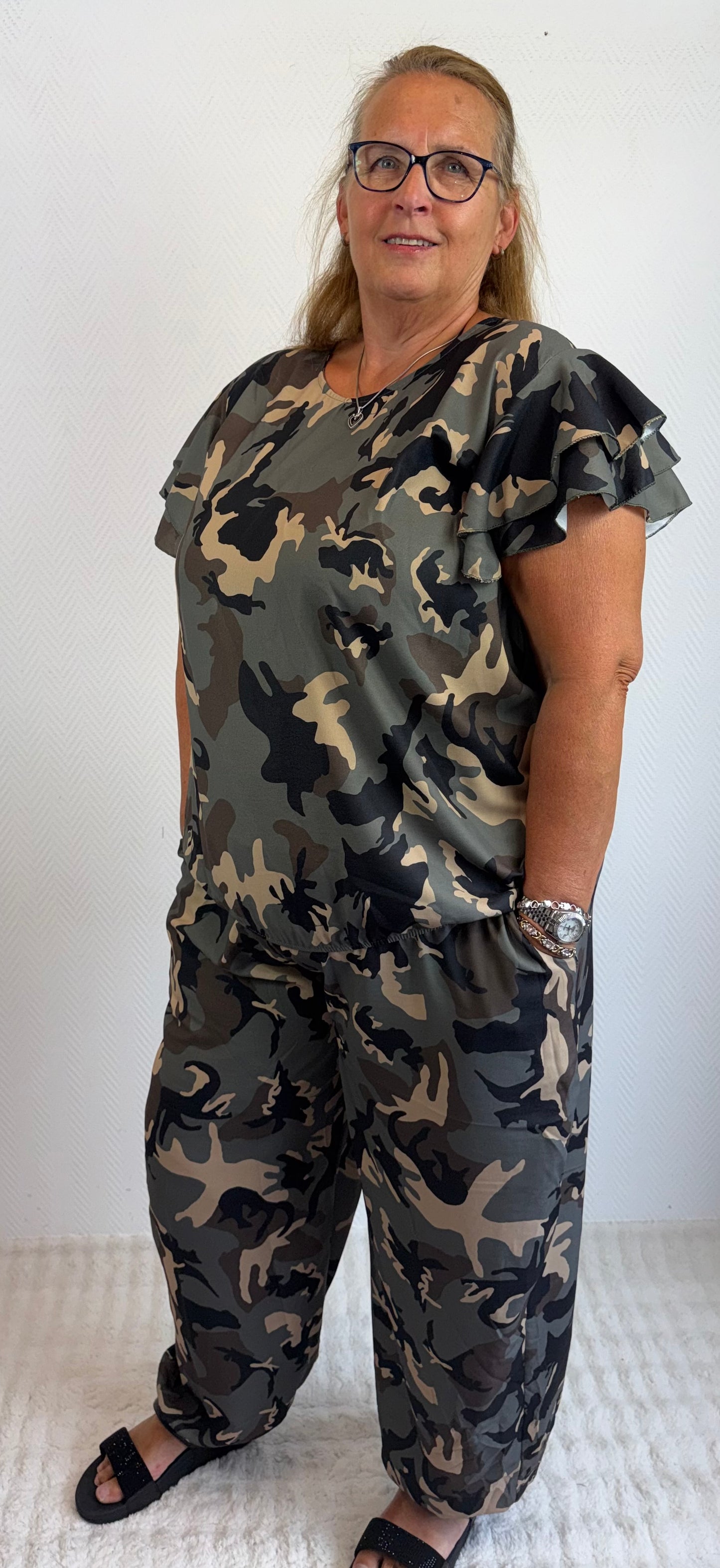 Pofbroek Camouflage 46/48/50/52