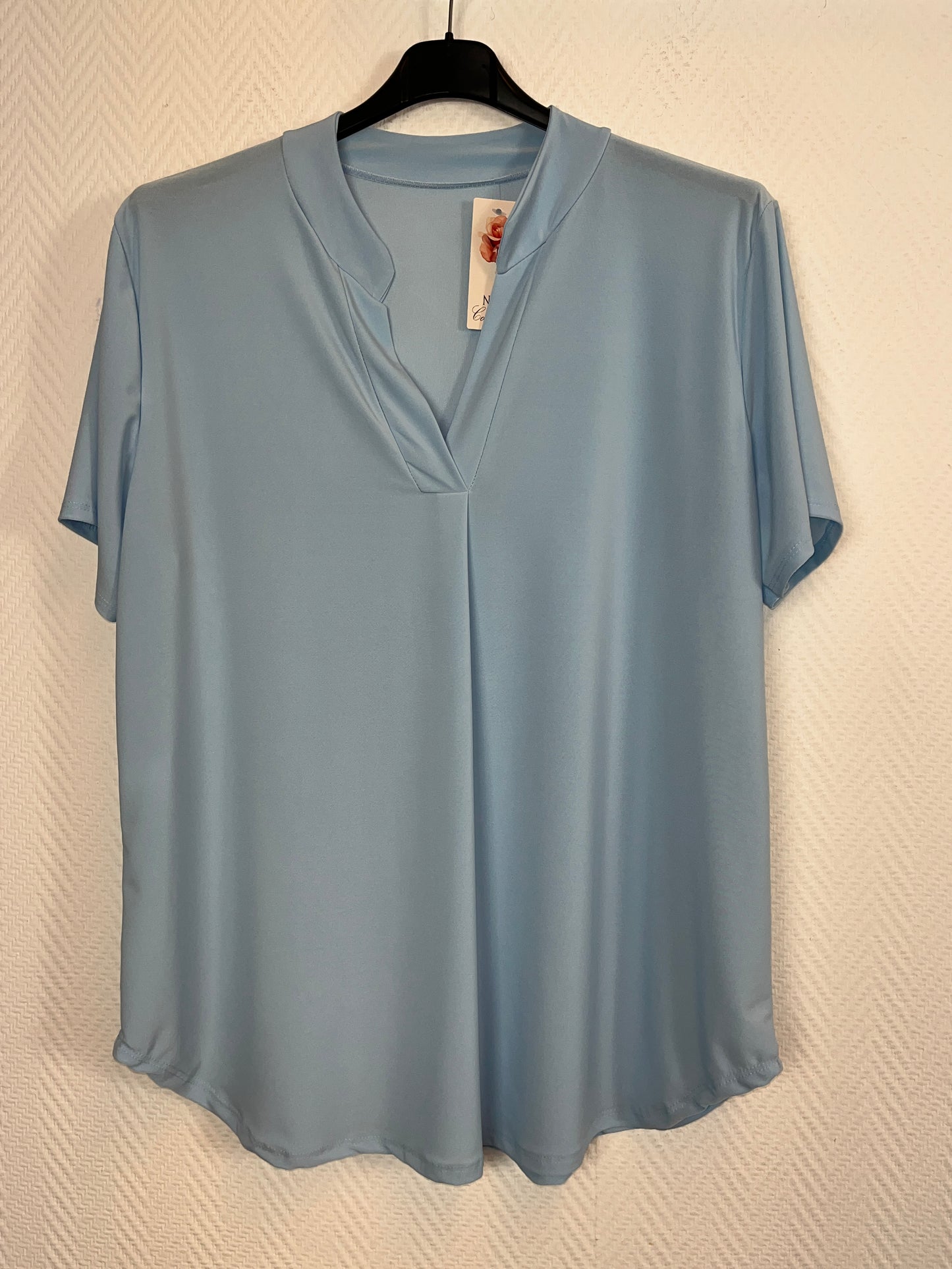 Basis travelshirt korte mouw 42/44/46/48 kleine 50