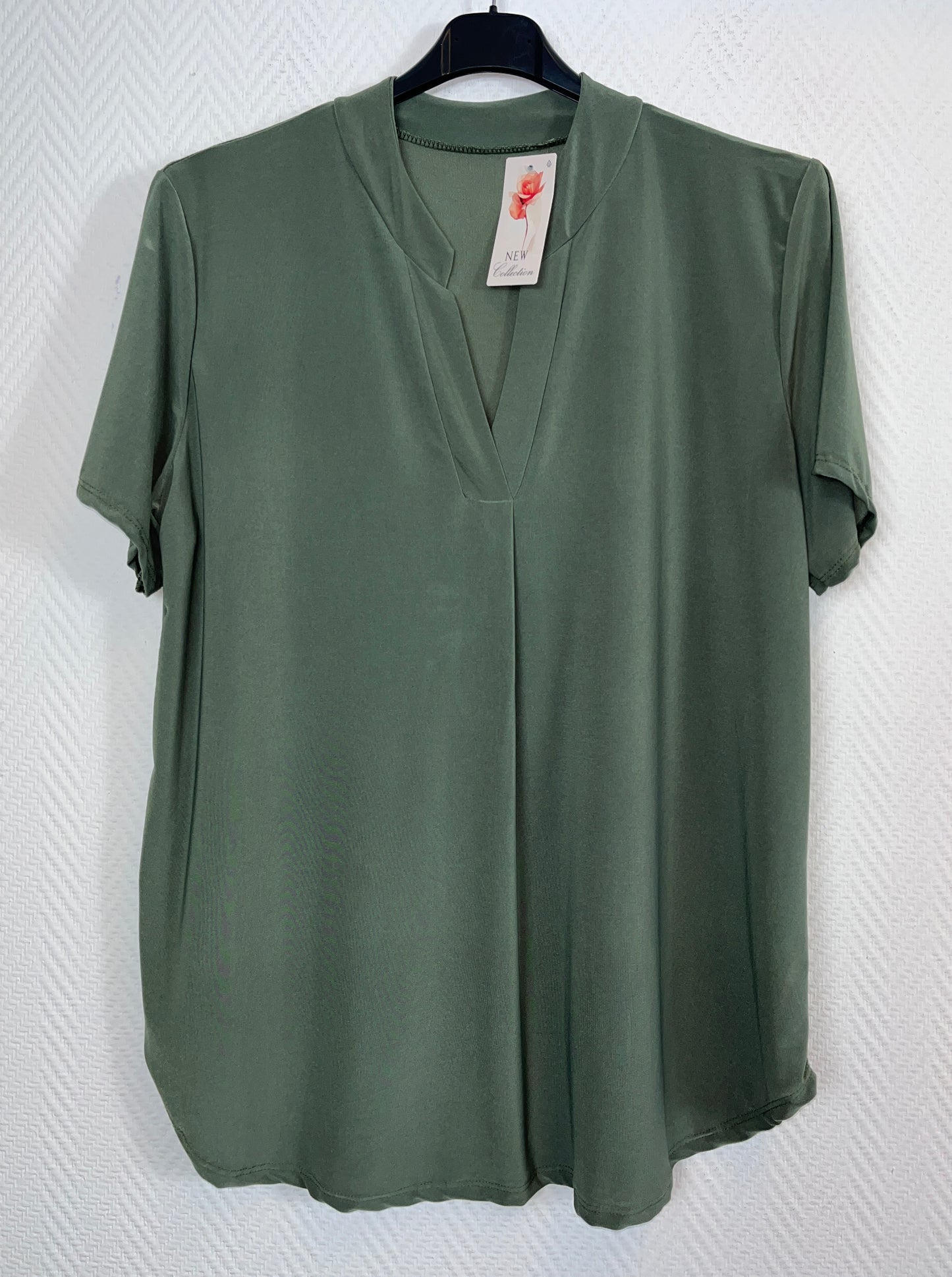 Basis travelshirt korte mouw 42/44/46/48 kleine 50