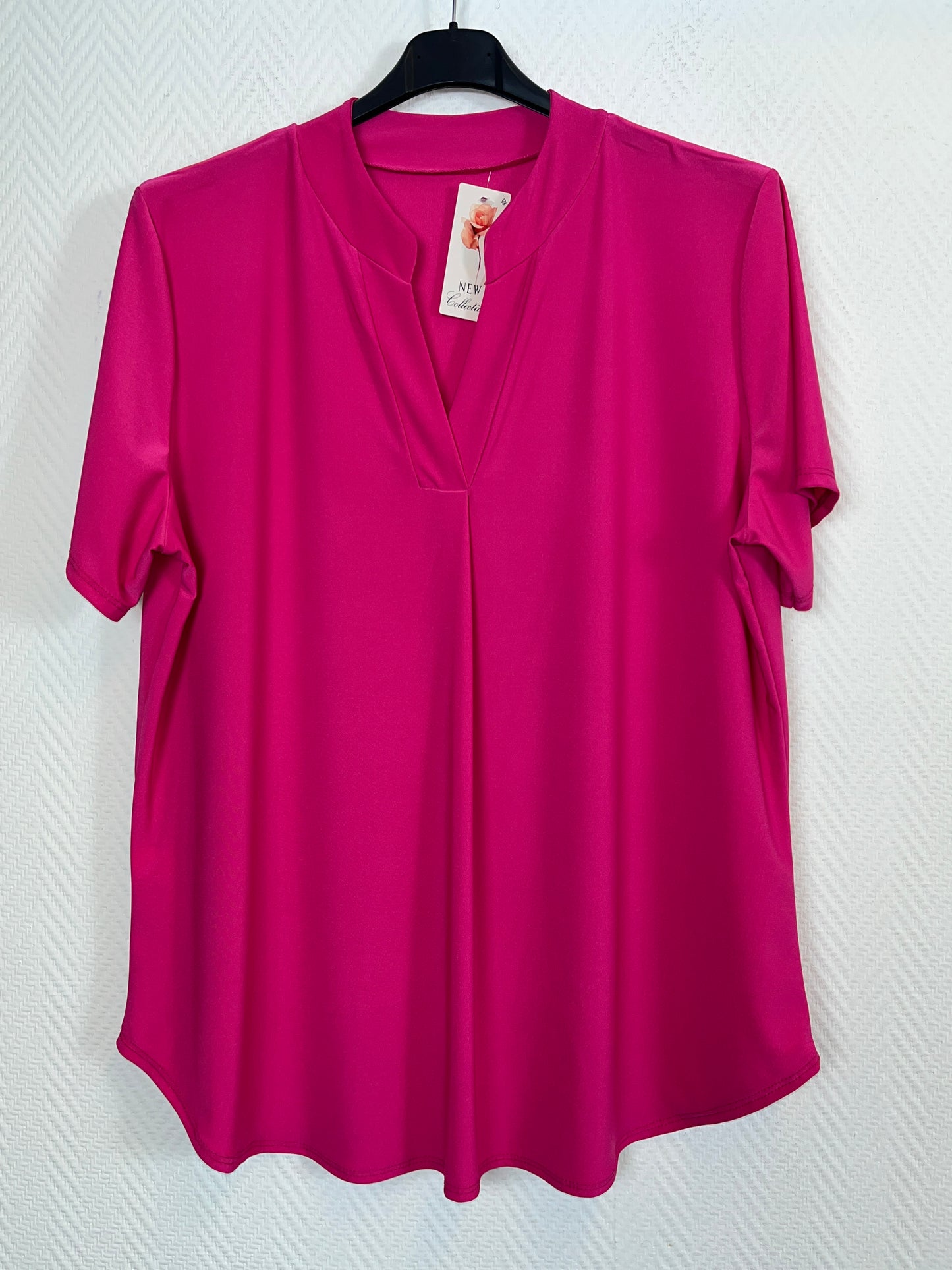 Basis travelshirt korte mouw 42/44/46/48 kleine 50