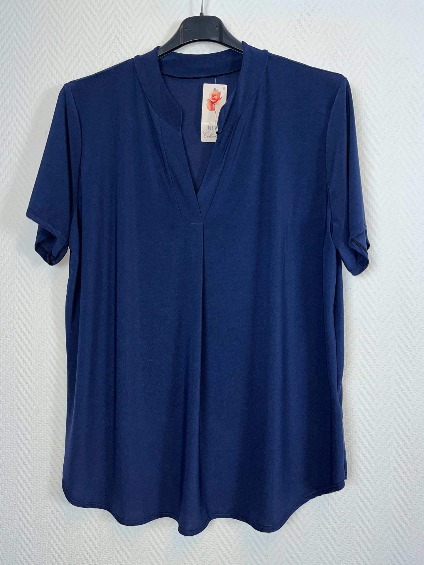 Basis travelshirt korte mouw 42/44/46/48 kleine 50