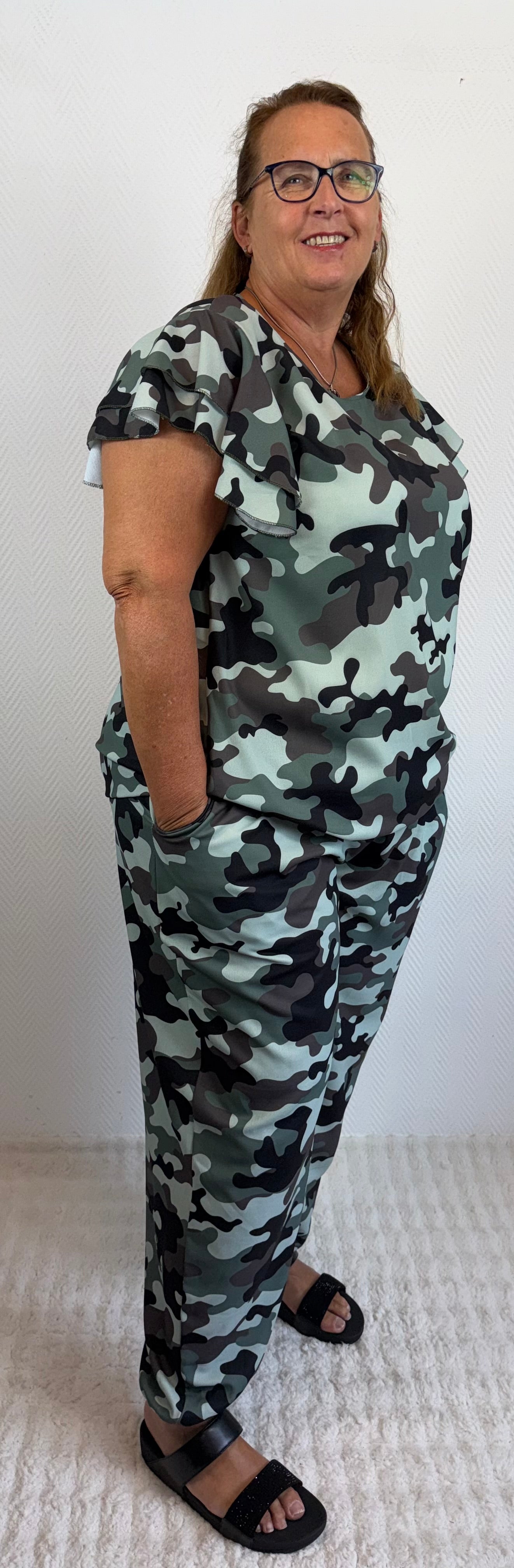 Pofbroek Camouflage 46/48/50/52