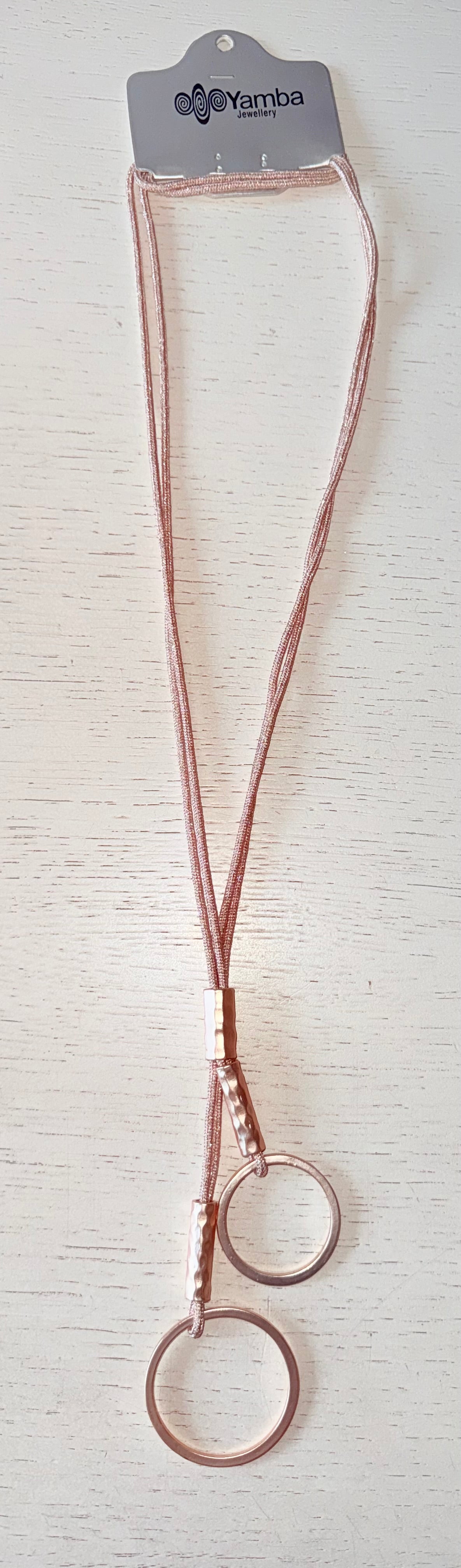 Lange ketting rosé