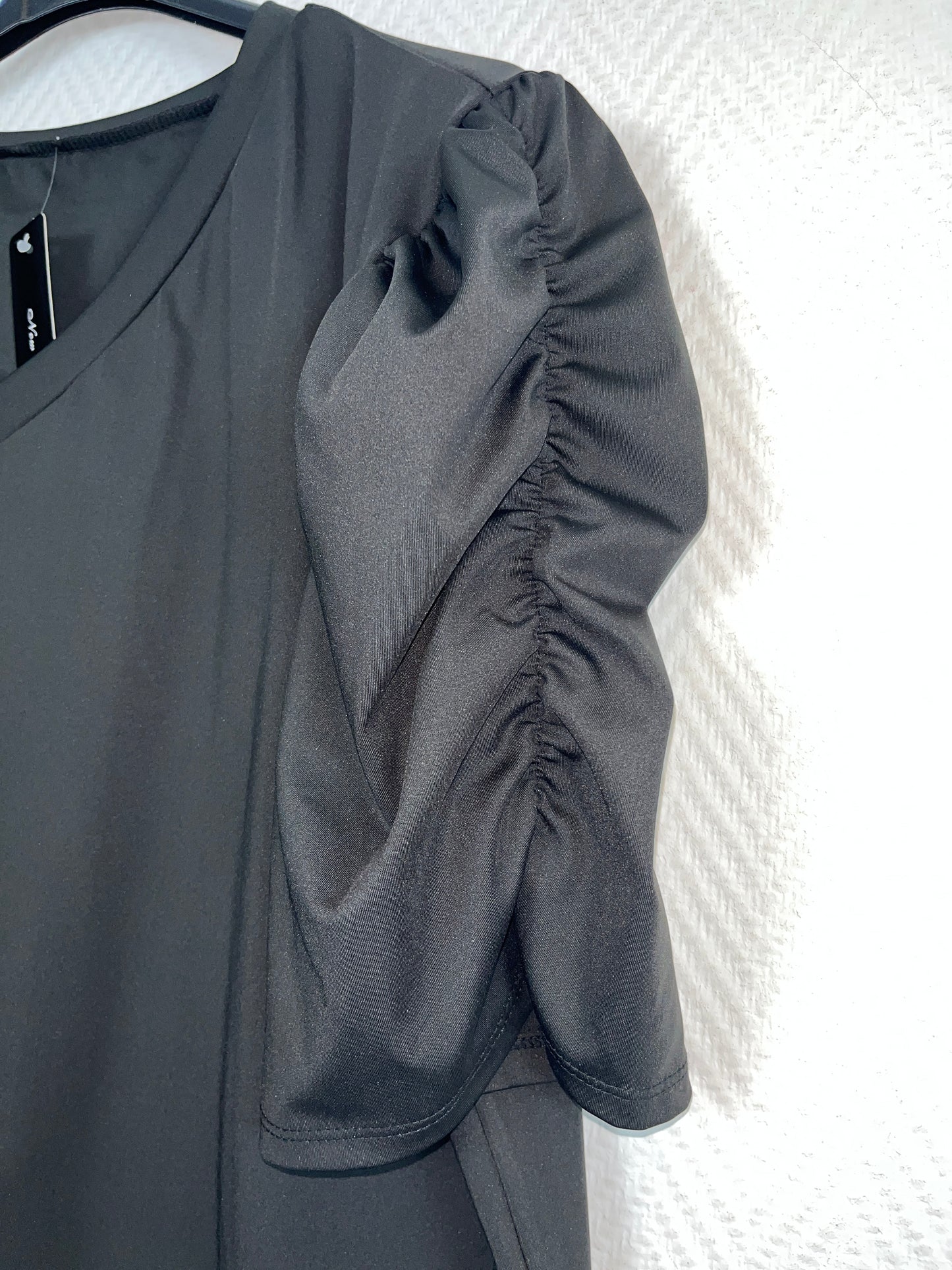 Travelshirt Linda met geplooide pofmouwen 42/44/46/48