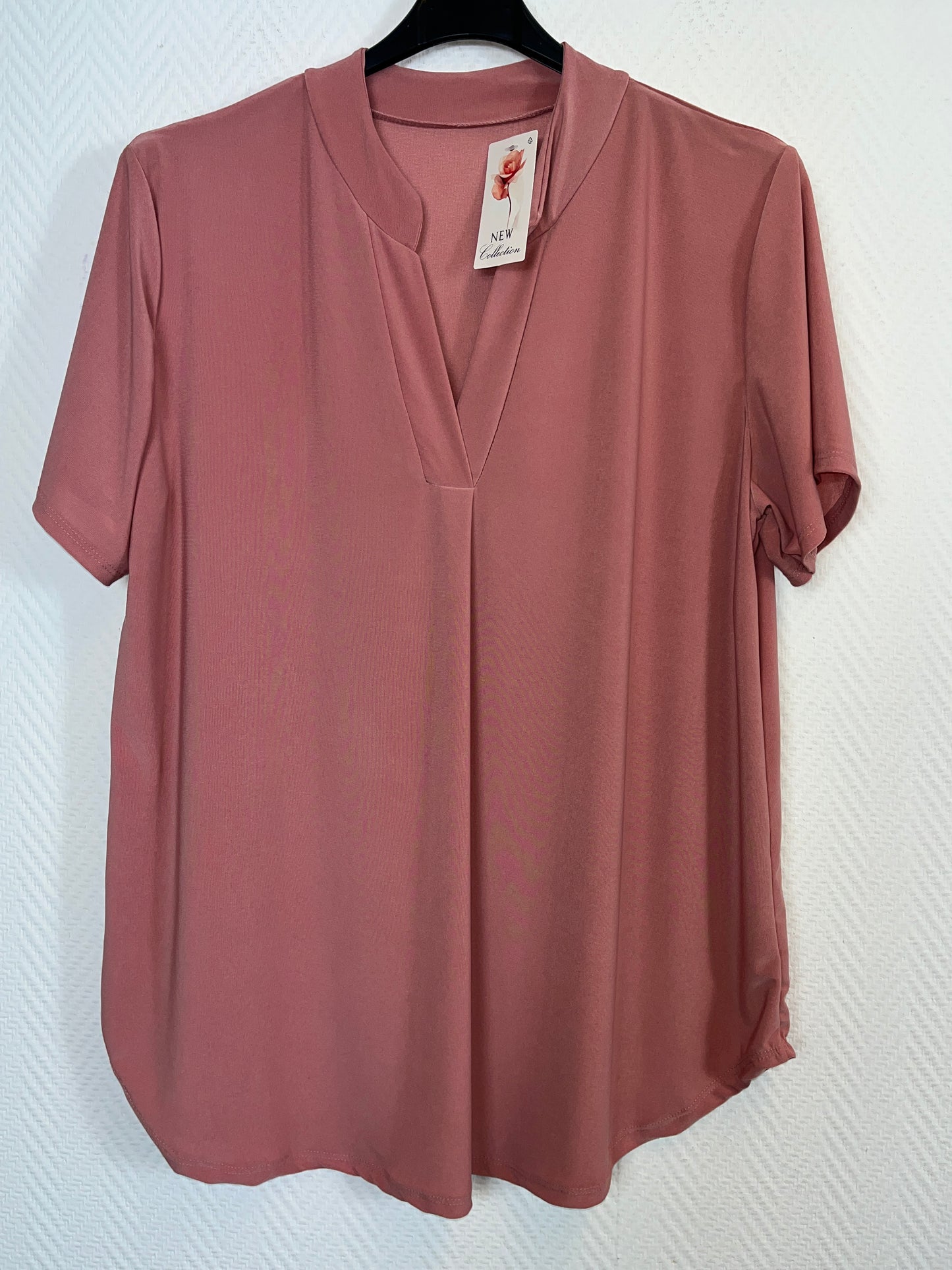 Basis travelshirt korte mouw 42/44/46/48 kleine 50