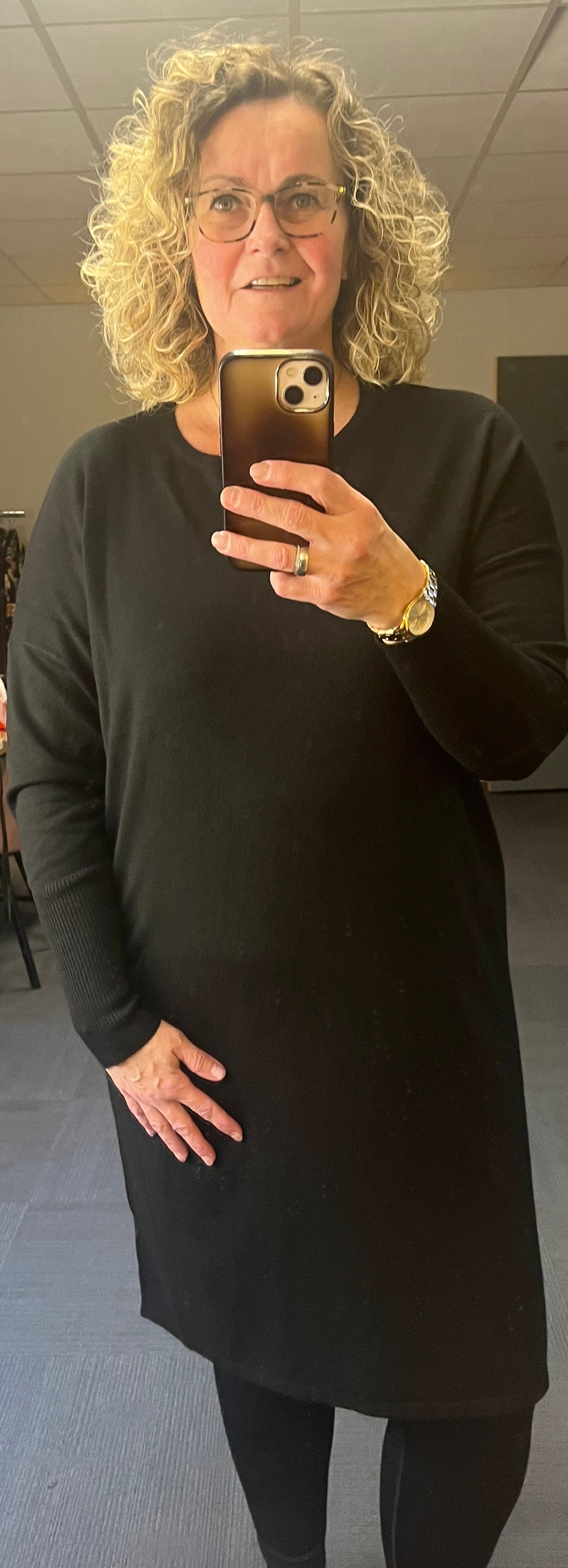 Fijn breisel jurk Sanne 44/46/48