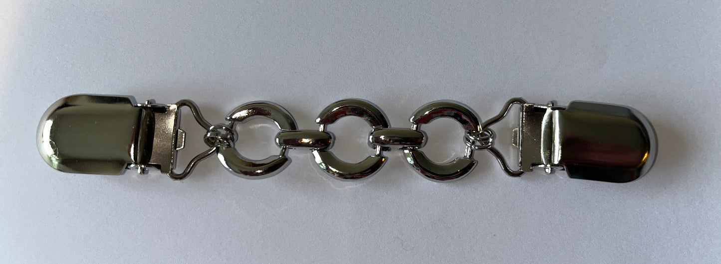Vest/Sjaal clip zilver
