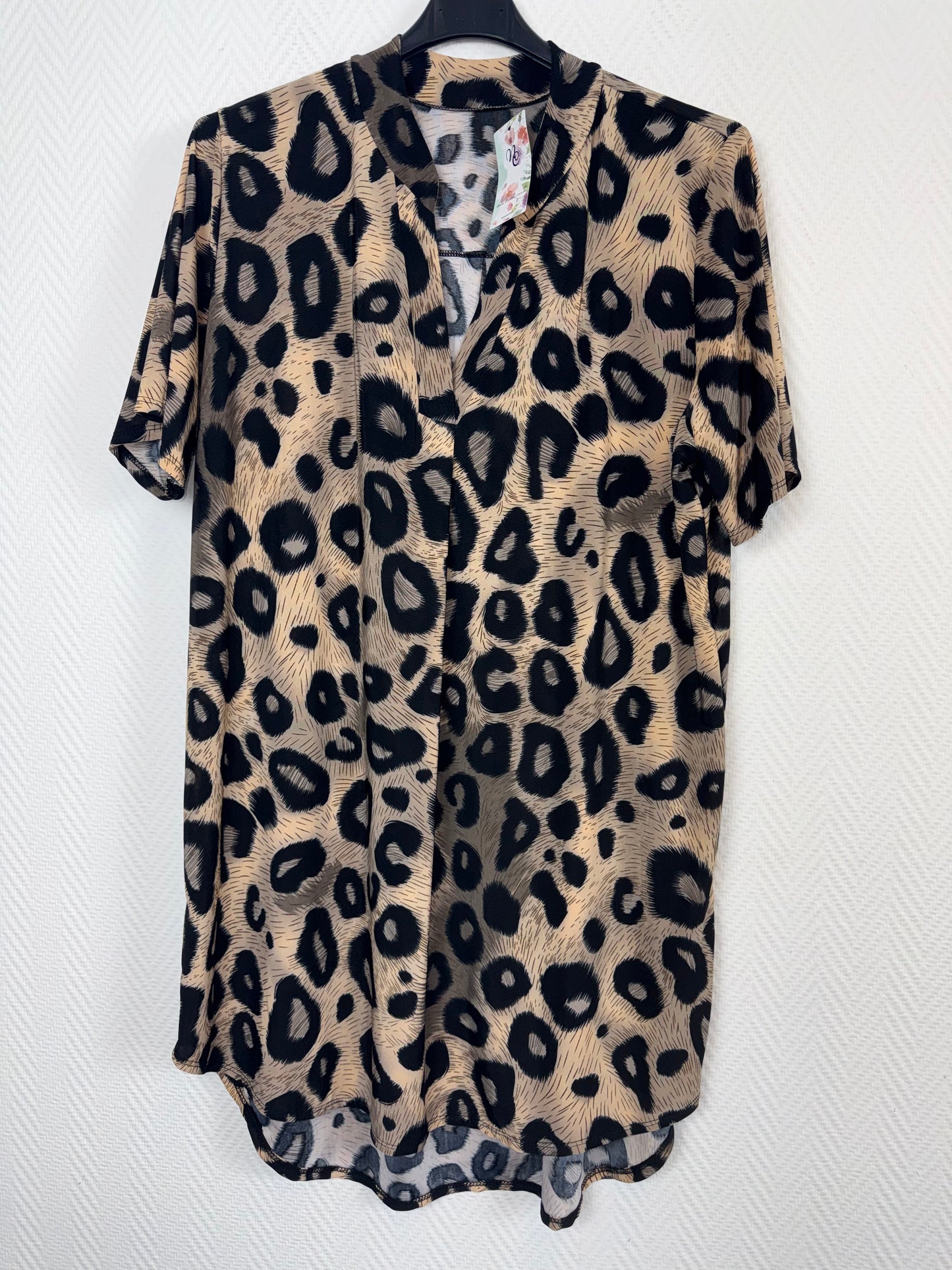 Lang travelstof tuniek animal 42/44/46/48/50