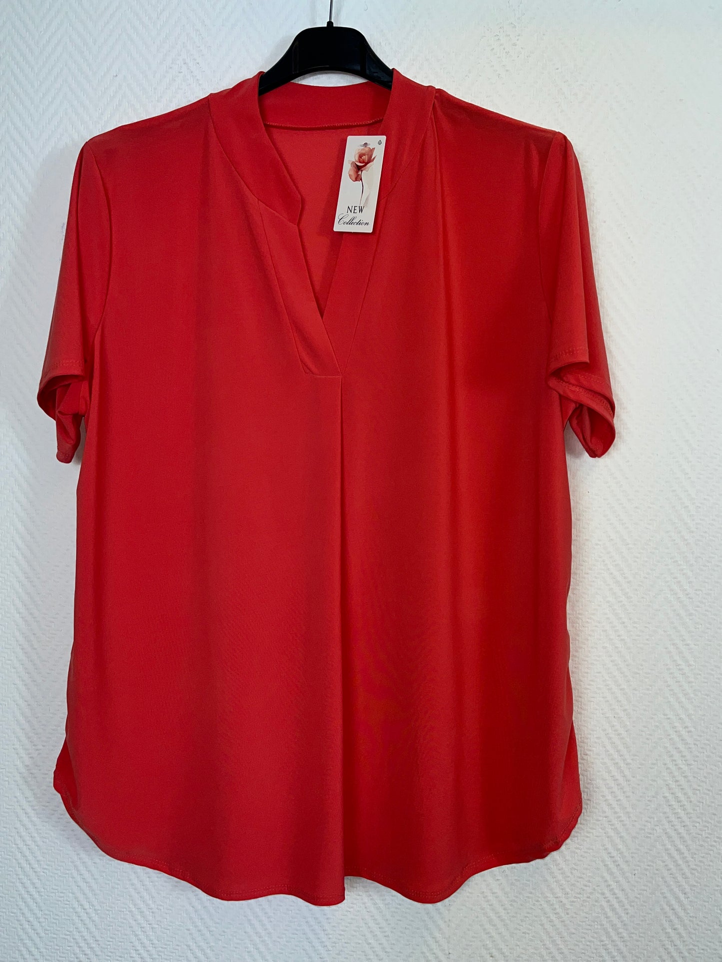 Basis travelshirt korte mouw 42/44/46/48 kleine 50