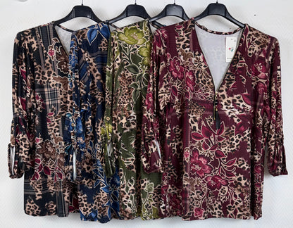 Travelshirt met kwastjes 42/44/46