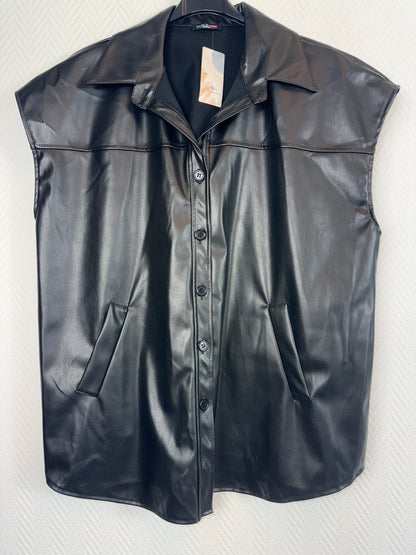 PU leren gilet 46/48/50