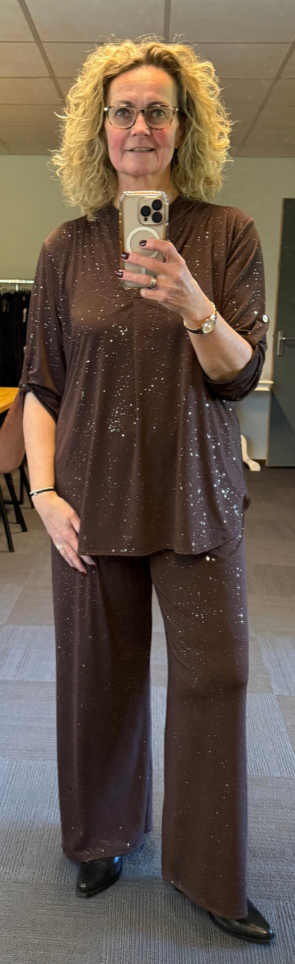 Glitter travelbroek Mia 42/44/46/48/50/52