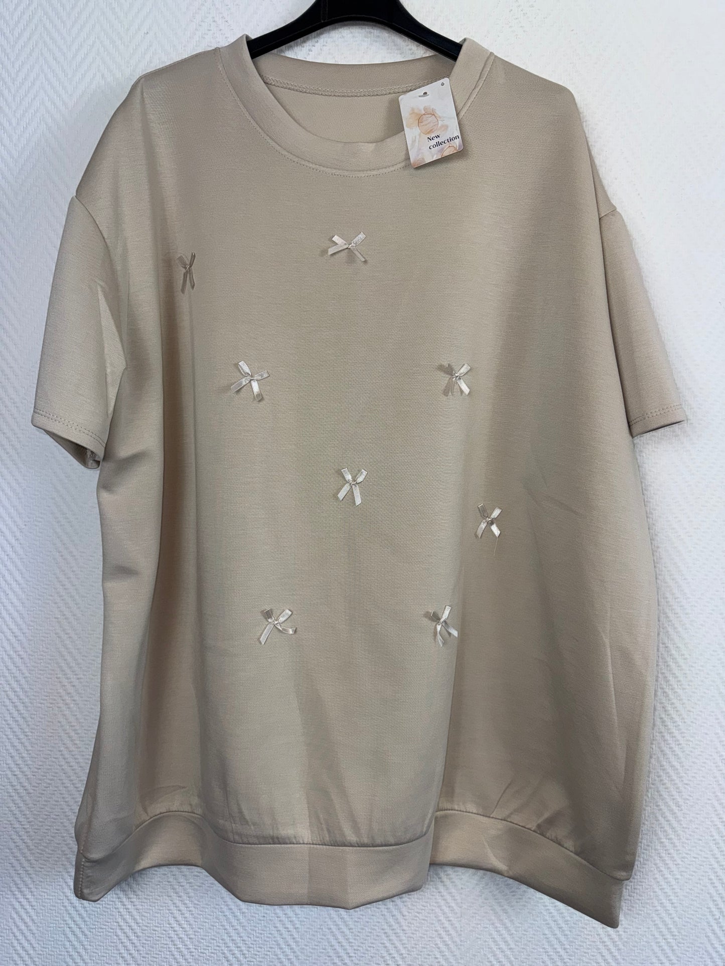 Strikjes trui korte mouwen 48/50/52