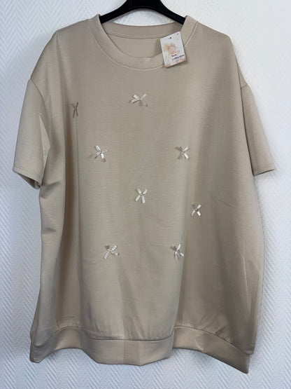 Strikjes trui korte mouwen 48/50/52