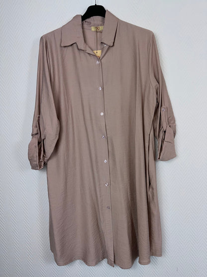 Lange blouse/tuniek/jurk 42/44/46/48