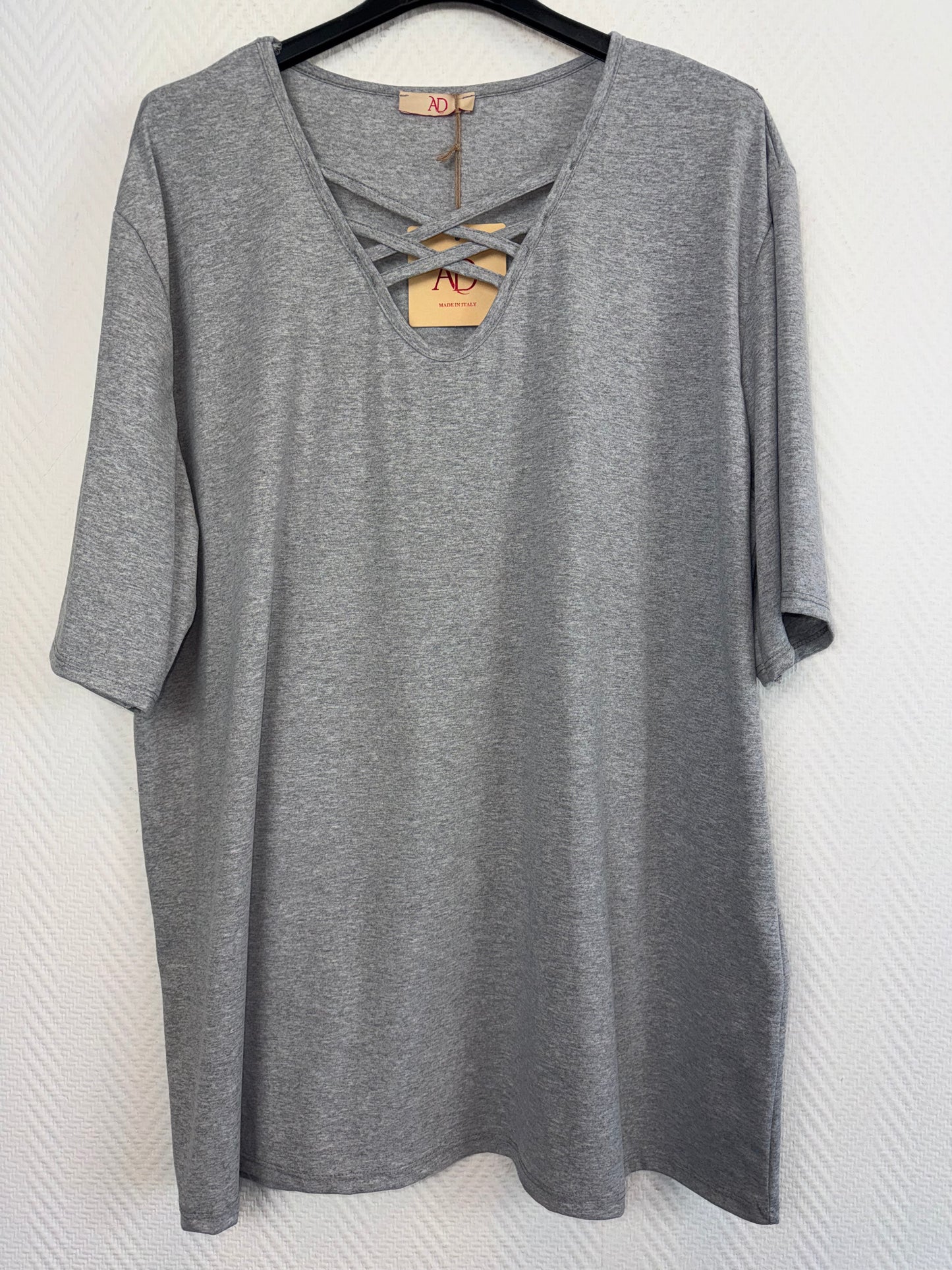 Shirt met kruisbandjes voorop 46/48/50
