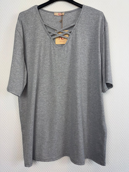 Shirt met kruisbandjes voorop 46/48/50