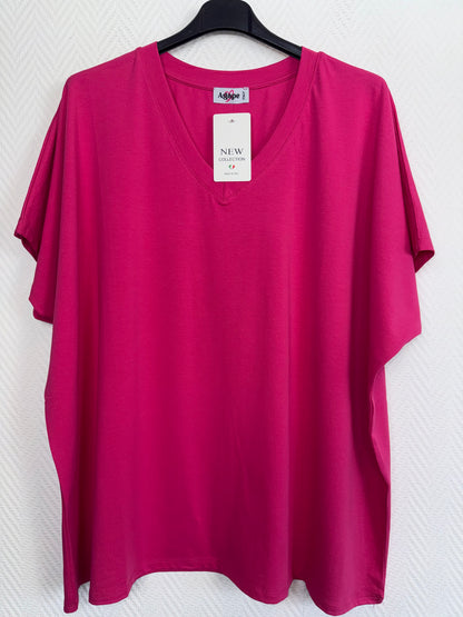Basis t-shirts stretch katoen 44/46/48/50