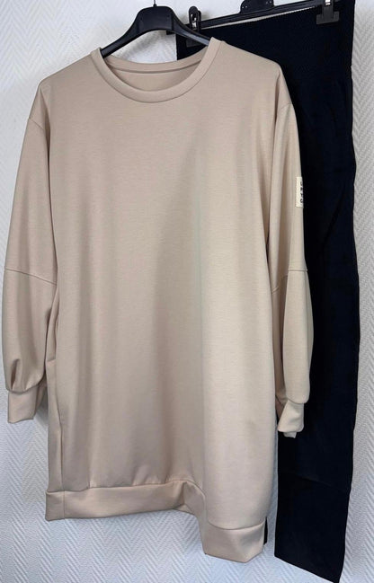 Label sweatdress met legging maat 40/42/44/46