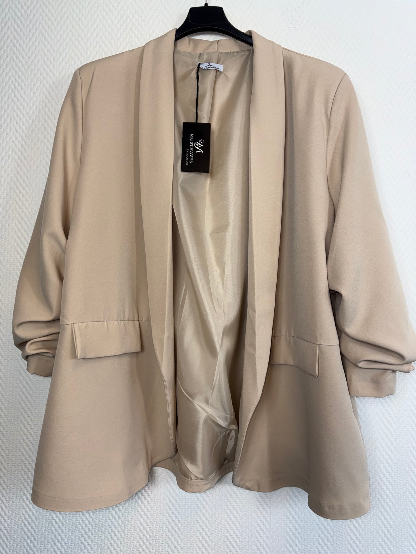 Colbert met gesmokte mouwen 46/48/50