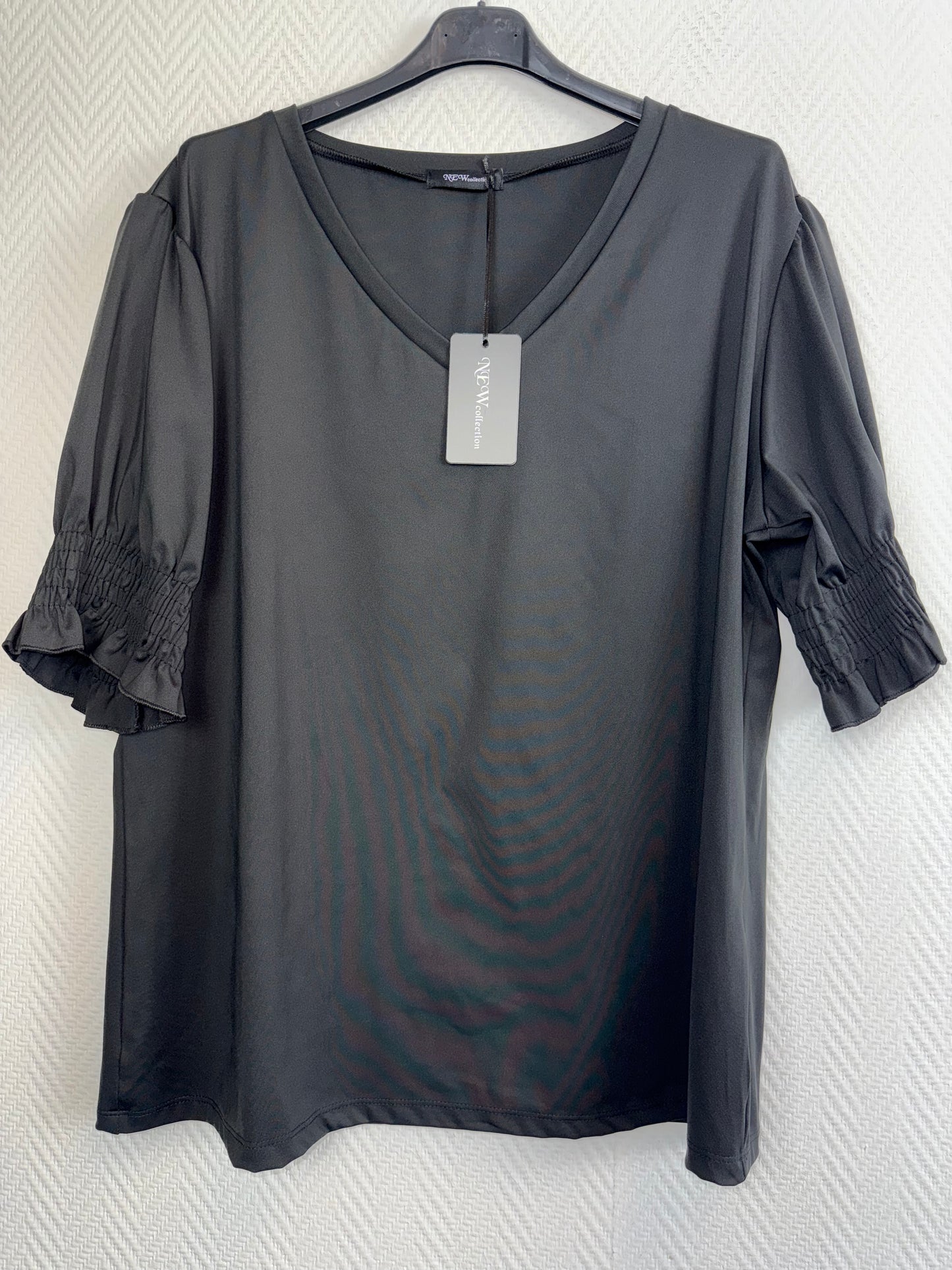 Travelshirt Lulu korte gesmokte mouw 42/44/46