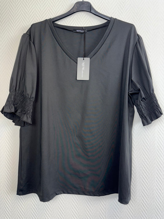 Travelshirt Lulu korte gesmokte mouw 42/44/46