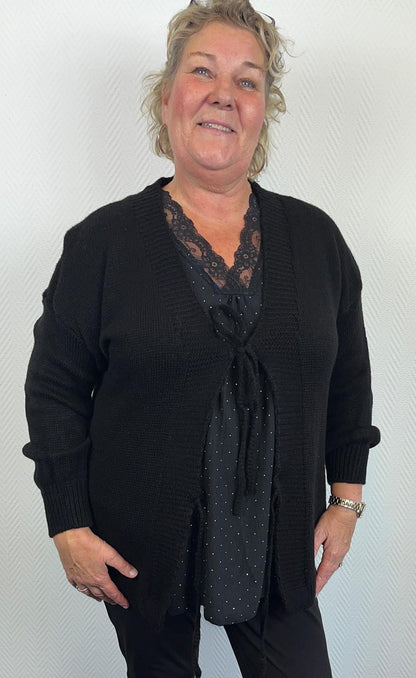 Zwart vestje 44/46/48/50