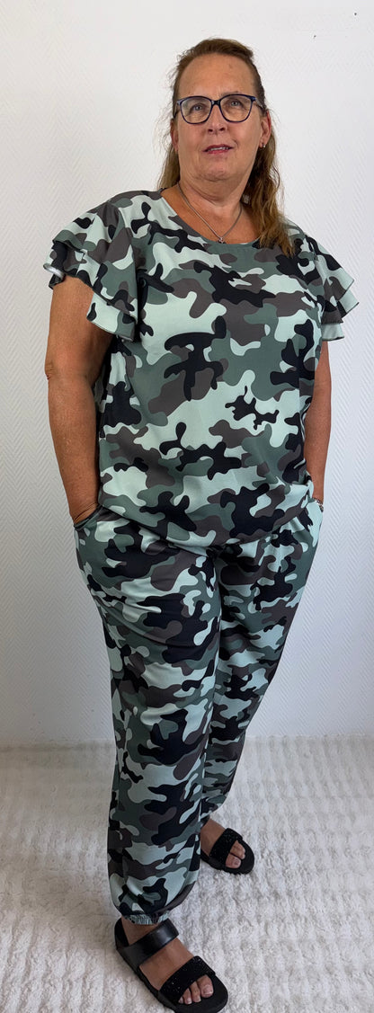 Pofbroek Camouflage 46/48/50/52