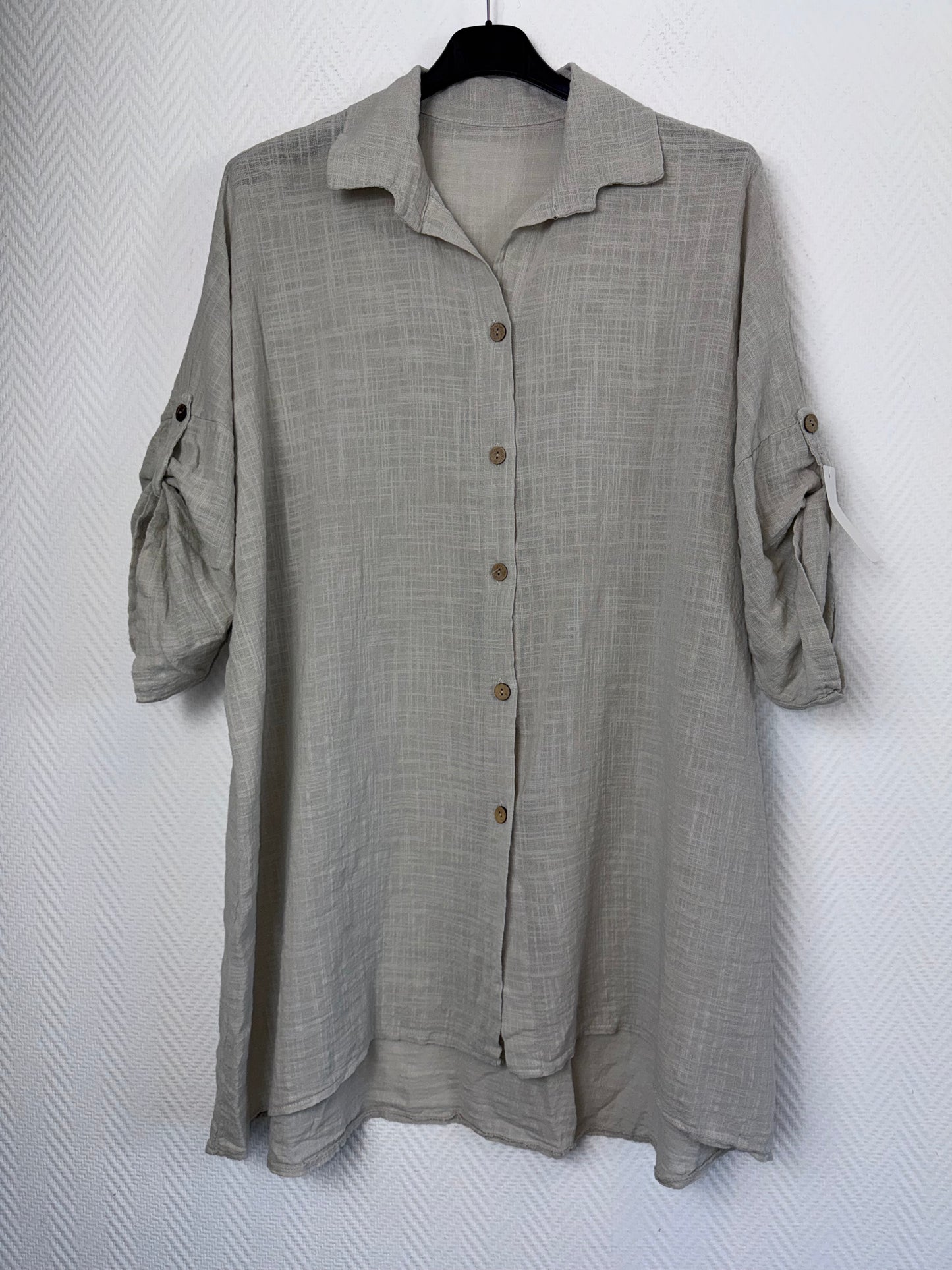 Linnen look blouse 48/50/52