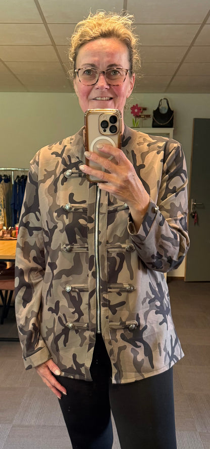 Camouflage jasje 42/44/46