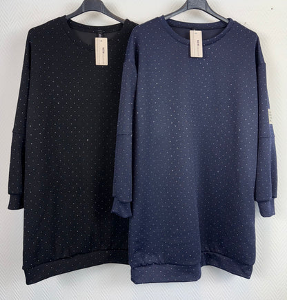 Lange bling sweater 40/42/44/46