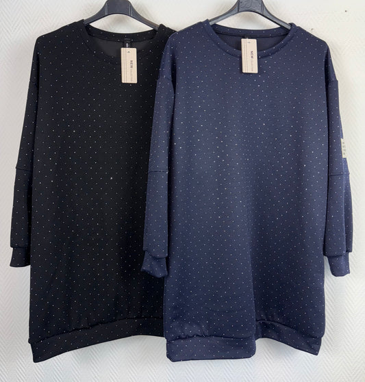 Lange bling sweater 40/42/44/46
