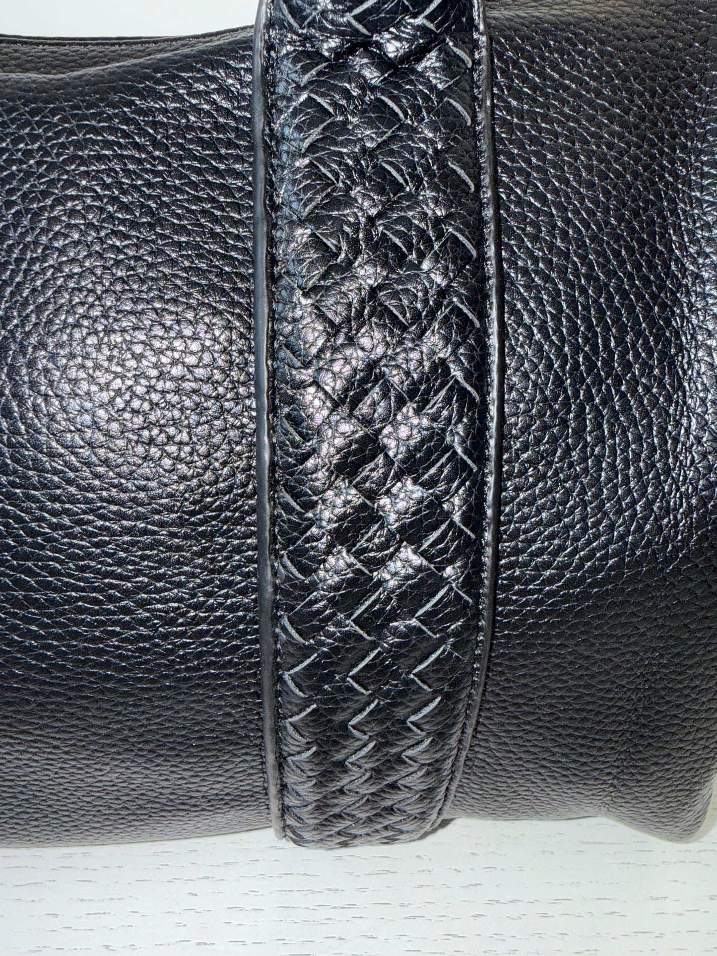 Zwarte bowling tas