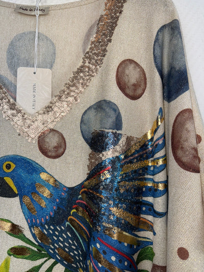 Lurex pak Papagaai 48/50/52