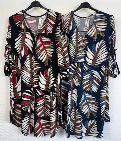 Lang travel tuniek/jurkje Mirjam 44/46/48/50
