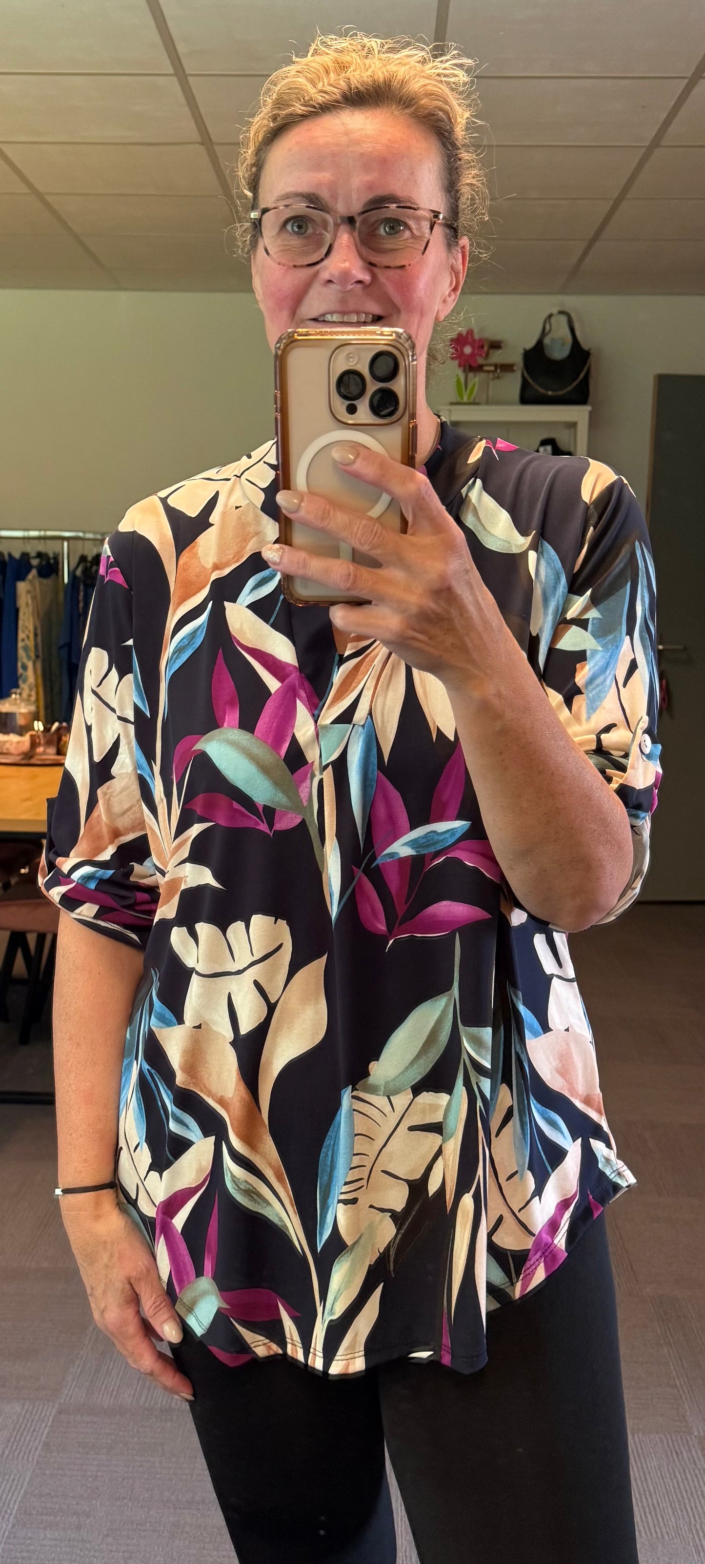 Travel shirt Blue 42/44/46/48/50