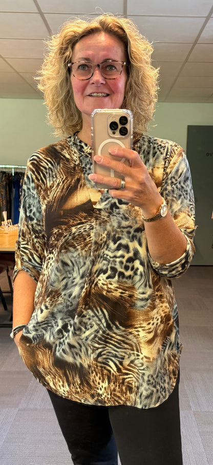 Travelshirt animal 44/46/48/50