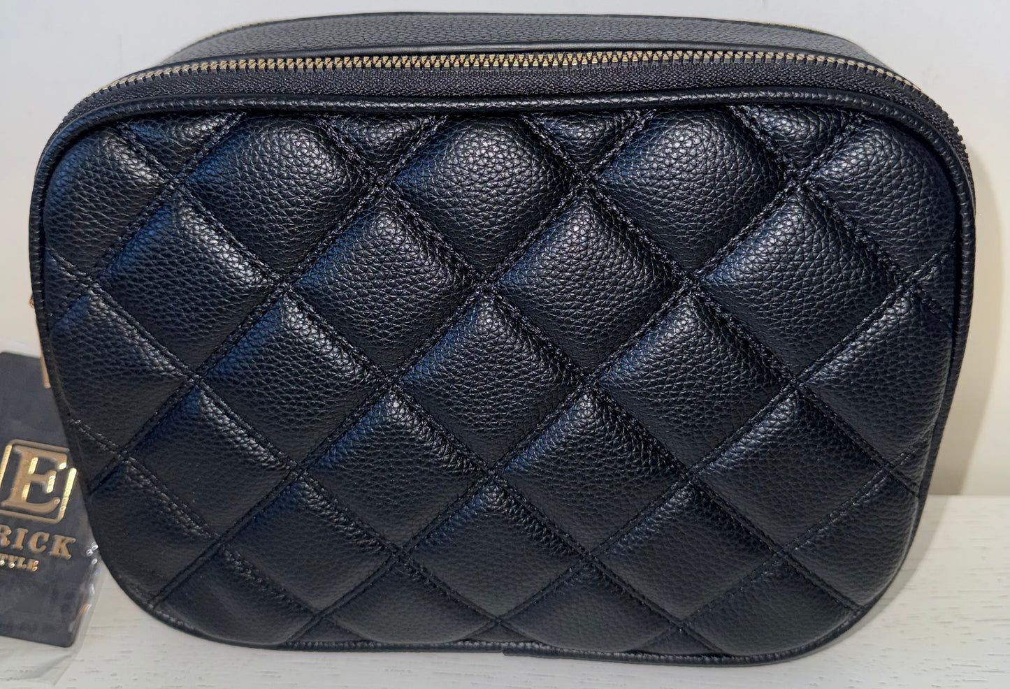 Cross body tasje ruit zwart