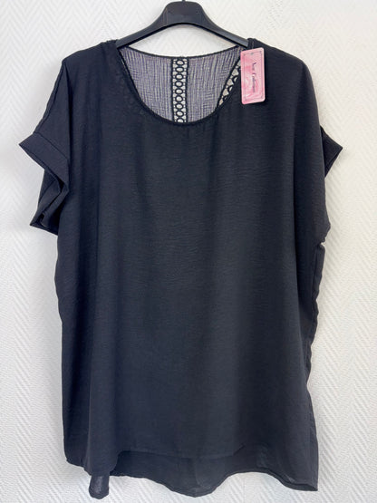Shirt met opengewerkte rug 42/44/46