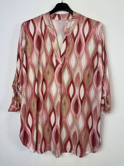 Travelshirt print (1) 48/50/52