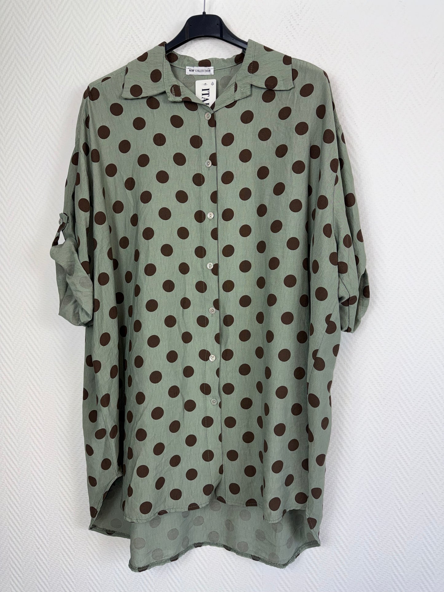Lange blouse Polkadot 48/50/52