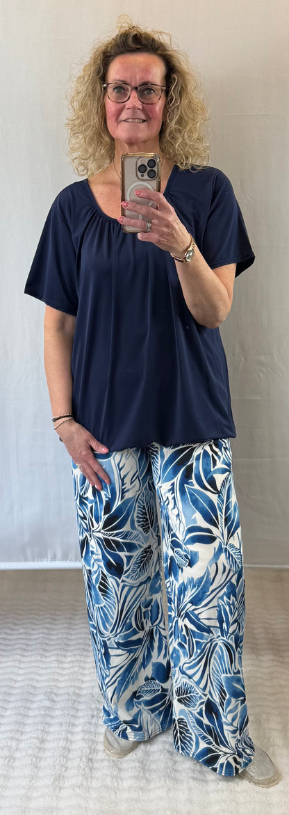 Travelshirt V hals 44/46/48/50