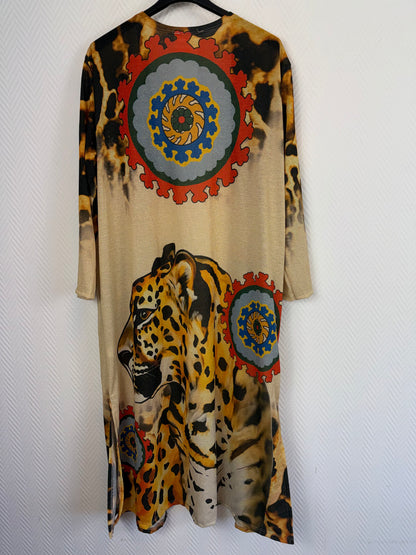 Lurex vesten print 40/42/46/48/50