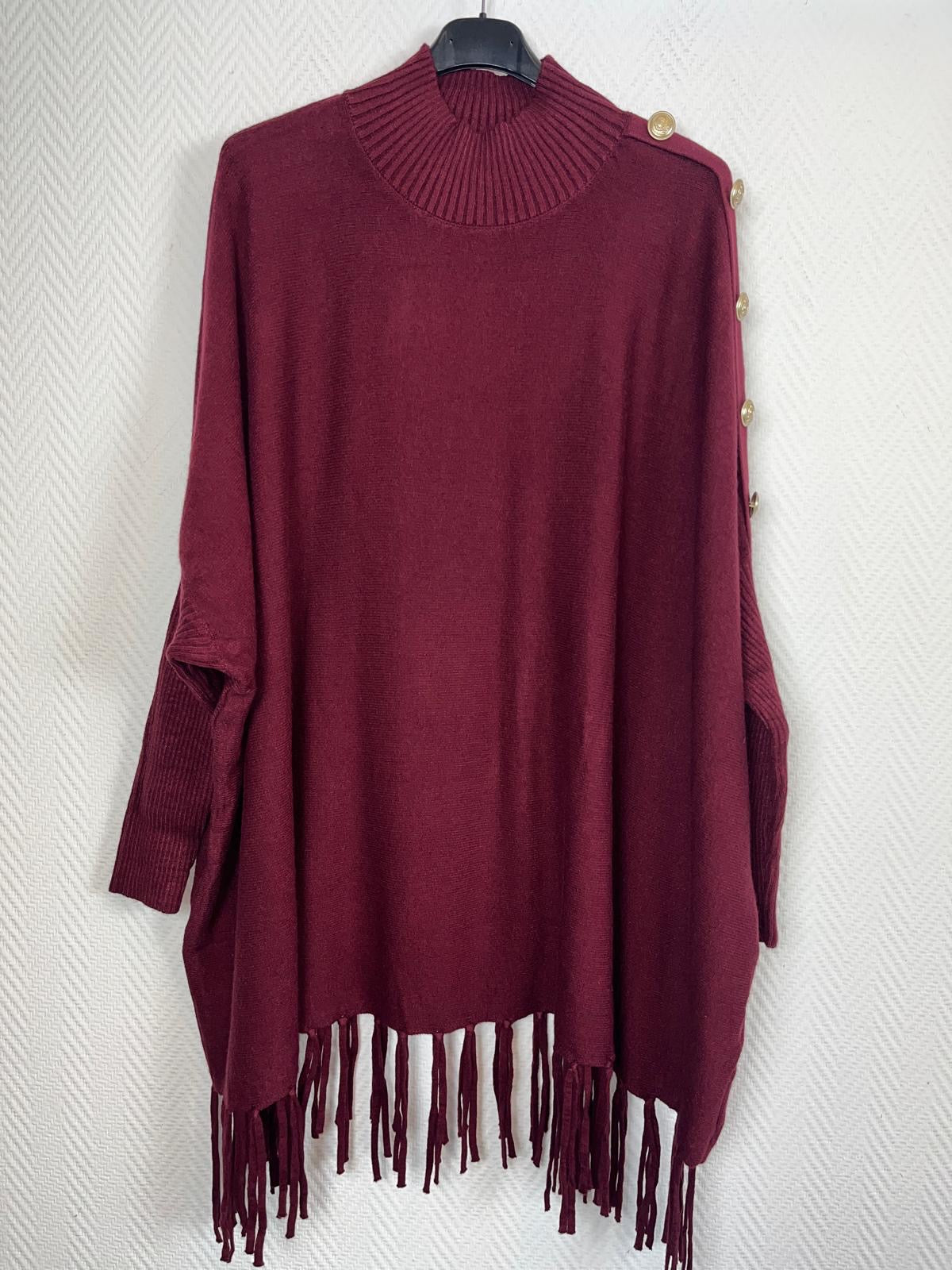 Franje trui 44/46/48/50/52/54