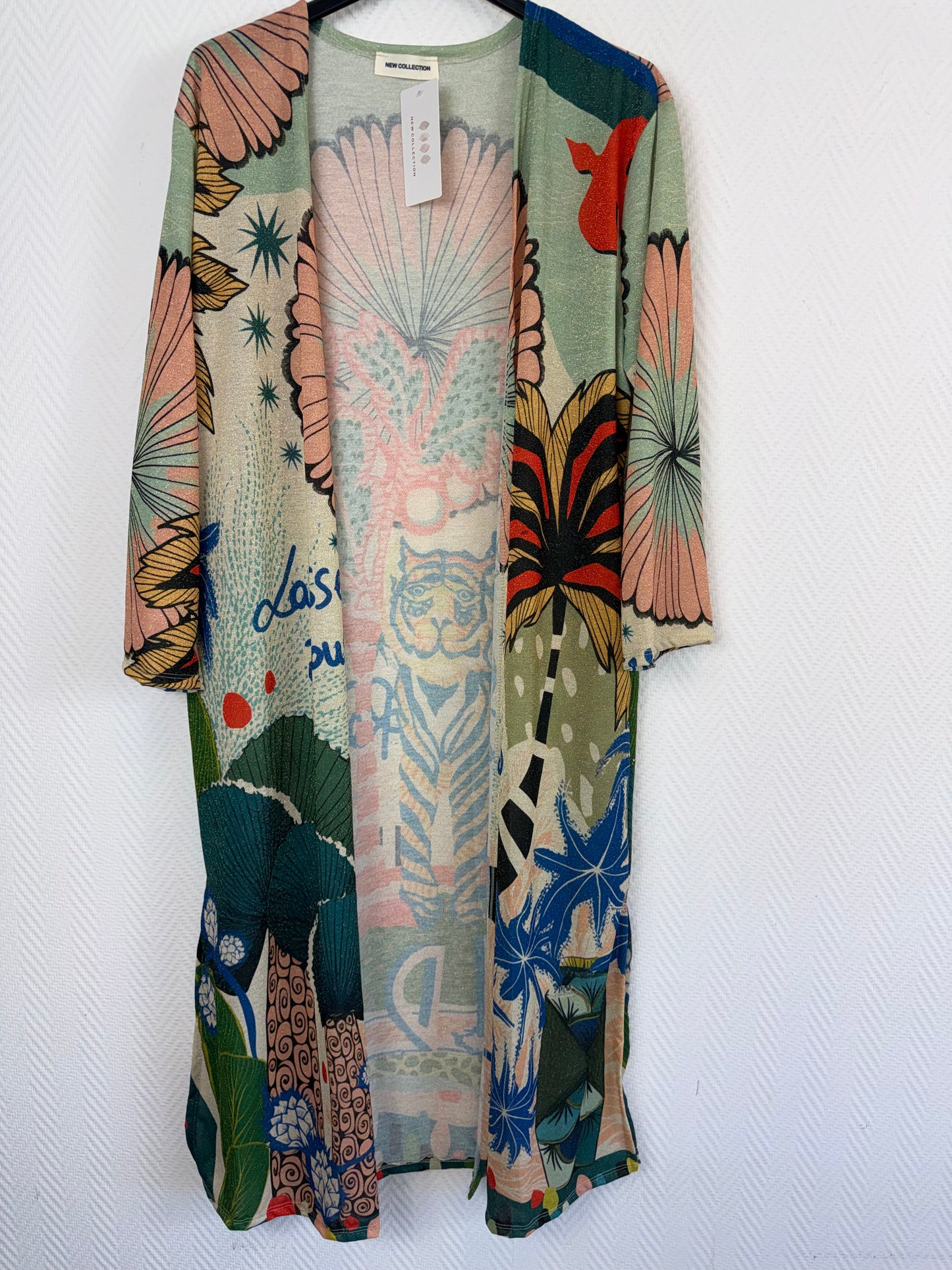Lurex vesten print 40/42/46/48/50