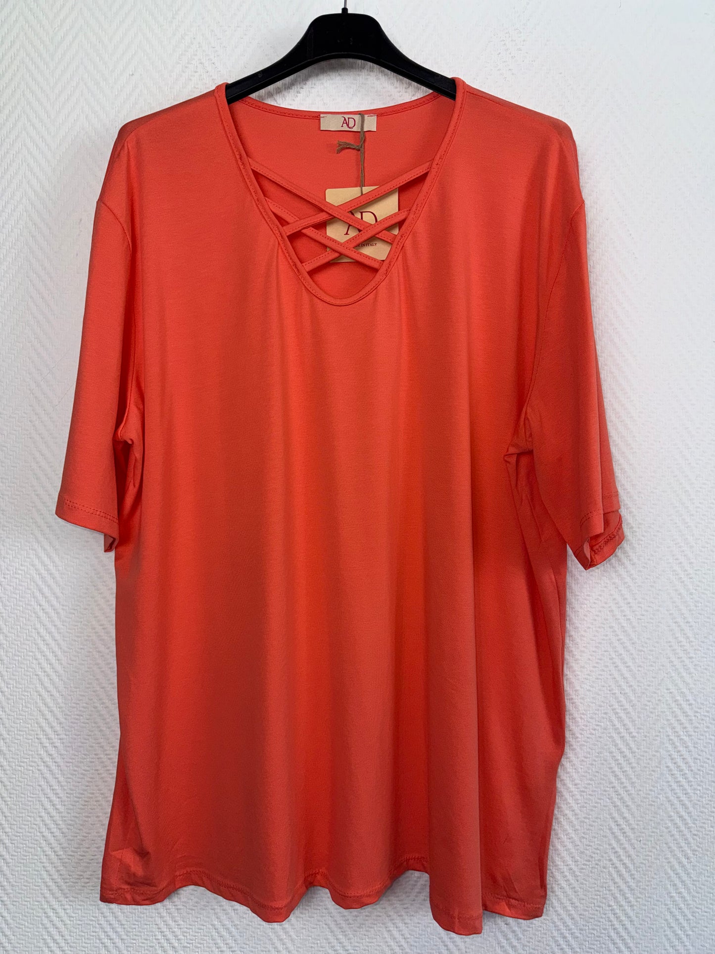 Shirt met kruisbandjes voorop 46/48/50